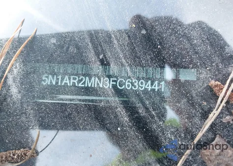 2015 Nissan Pathfinder Platinum/Sv/S/Sl z USA, uszkodzony, nr VIN 5N1AR2MN3FC639441